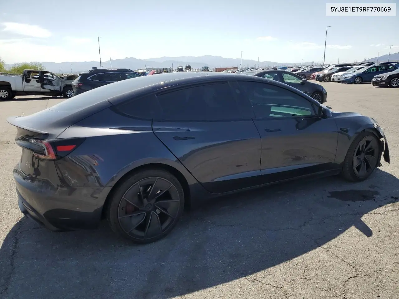 2024 Tesla Model 3 VIN: 5YJ3E1ET9RF770669 Lot: 58593785
