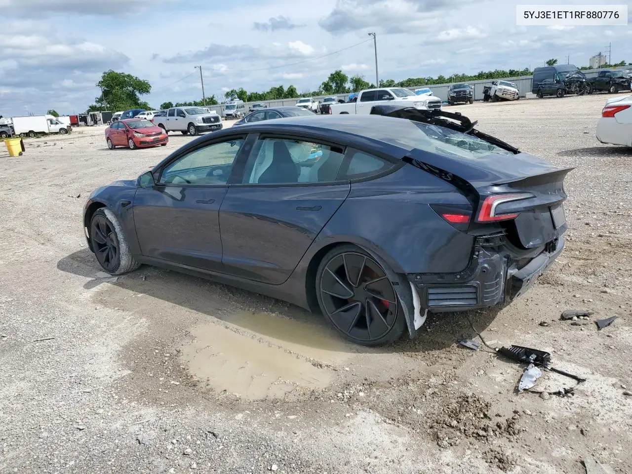 2024 Tesla Model 3 VIN: 5YJ3E1ET1RF880776 Lot: 59127415