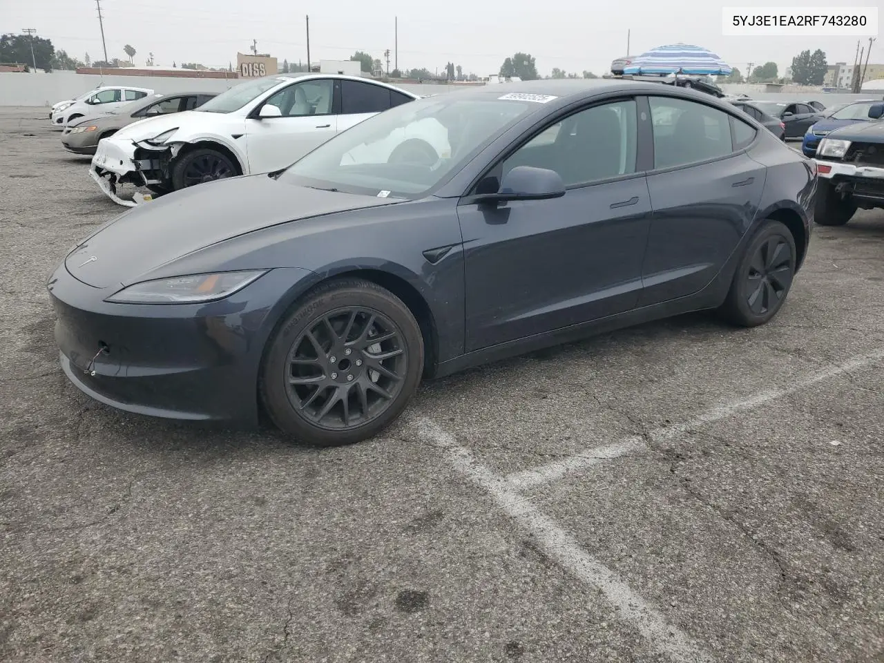 2024 Tesla Model 3 VIN: 5YJ3E1EA2RF743280 Lot: 59902525