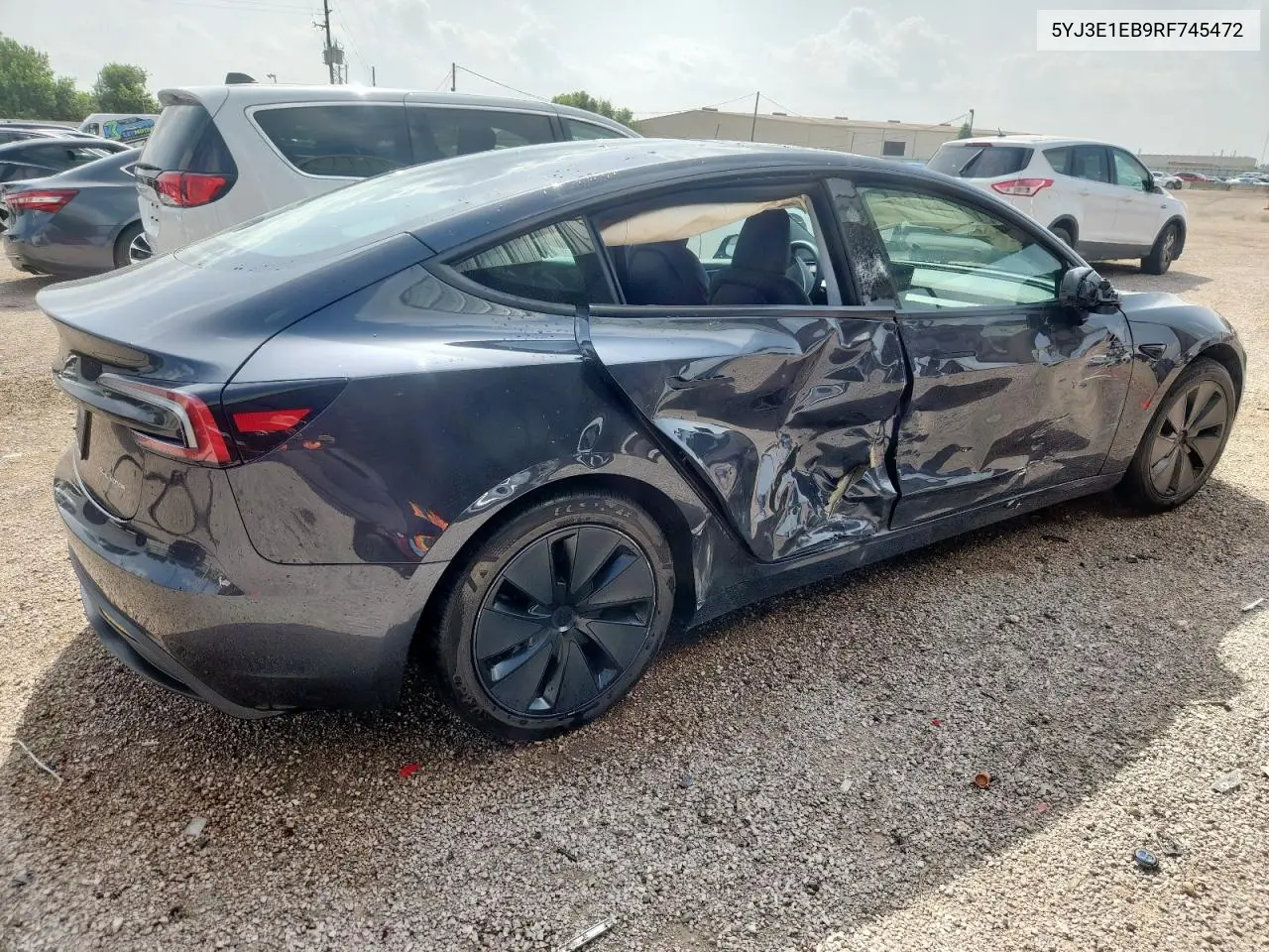 2024 Tesla Model 3 VIN: 5YJ3E1EB9RF745472 Lot: 60896675