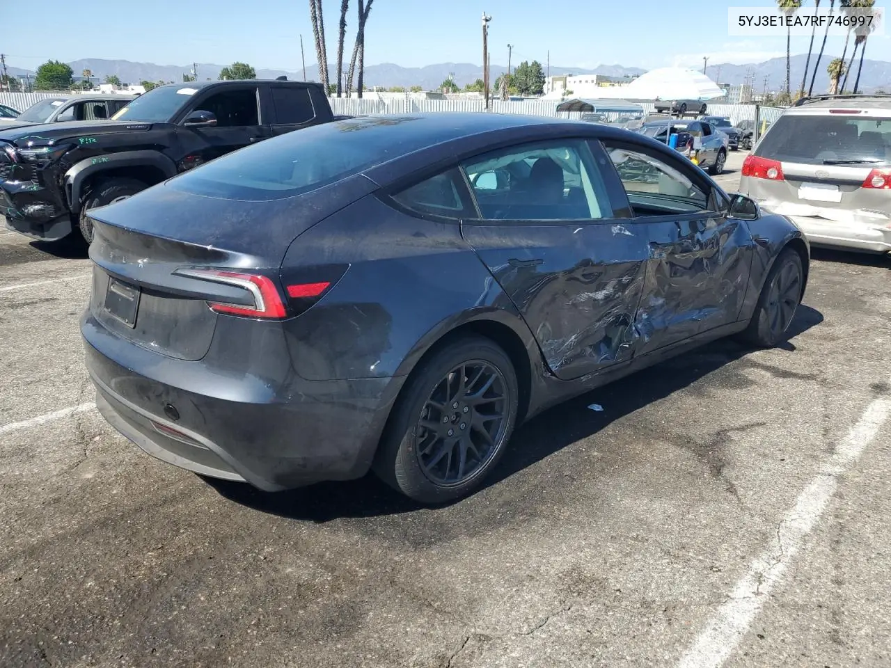 2024 Tesla Model 3 VIN: 5YJ3E1EA7RF746997 Lot: 62506605