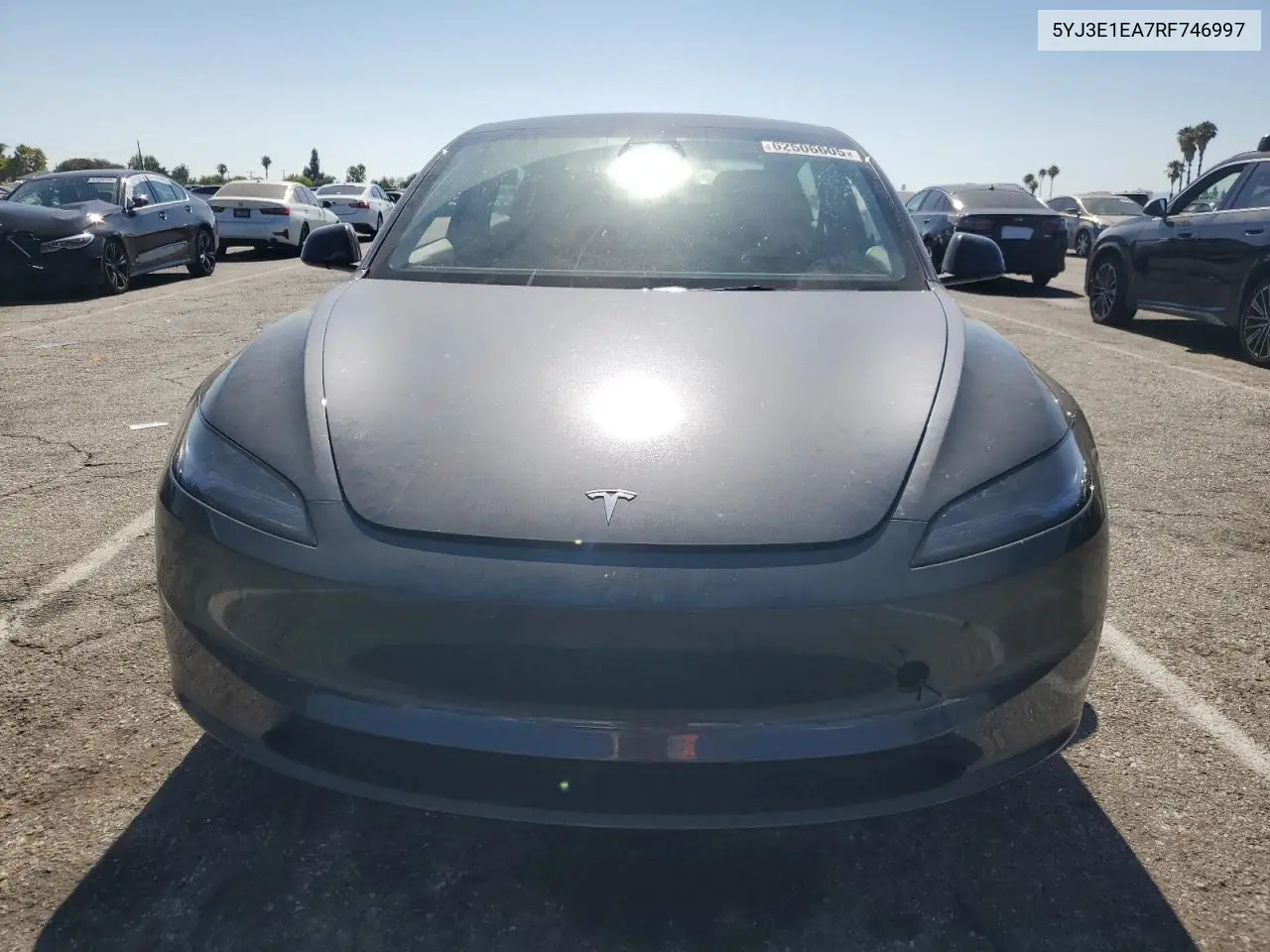 2024 Tesla Model 3 VIN: 5YJ3E1EA7RF746997 Lot: 62506605