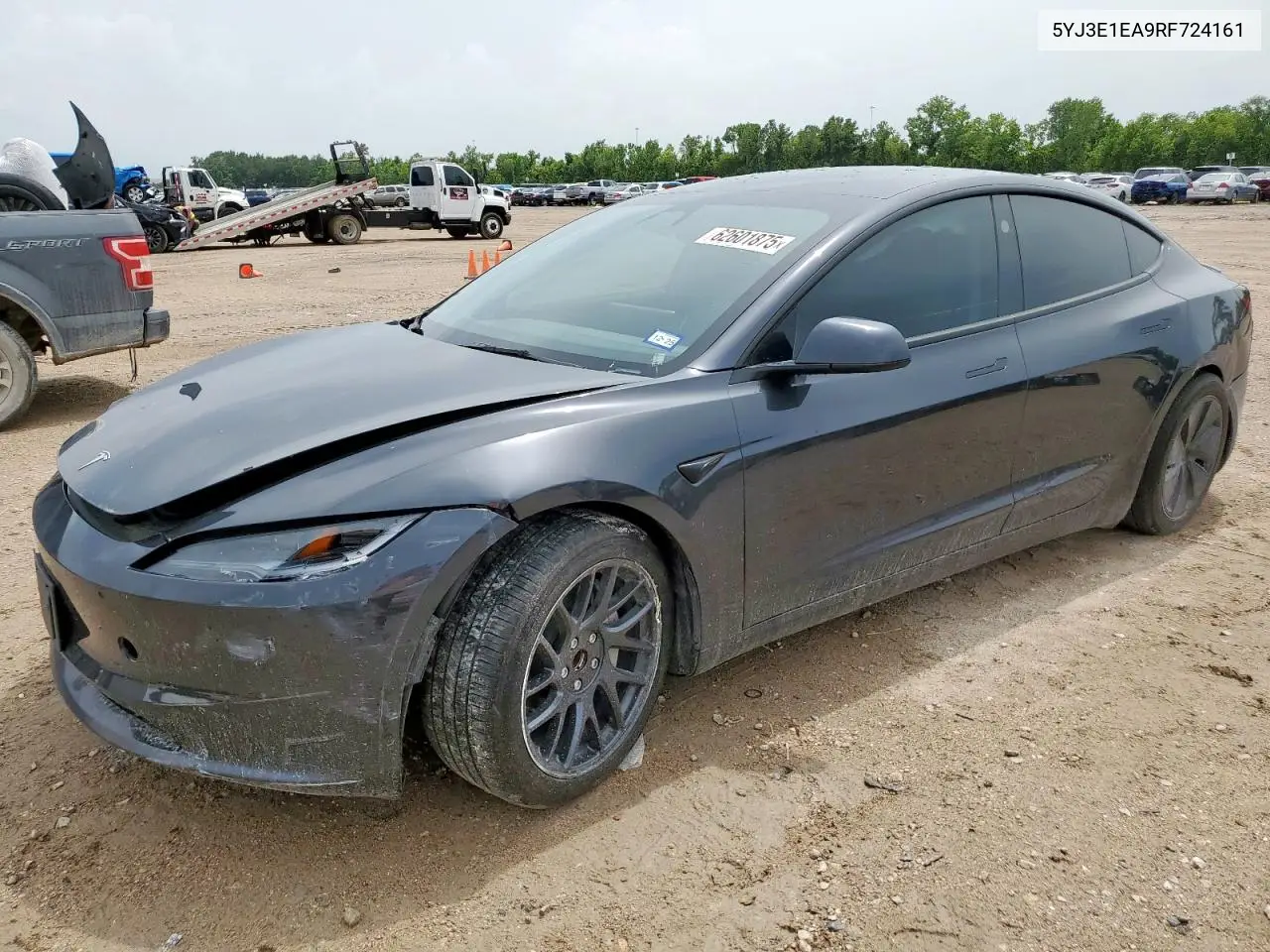 2024 Tesla Model 3 VIN: 5YJ3E1EA9RF724161 Lot: 62601875