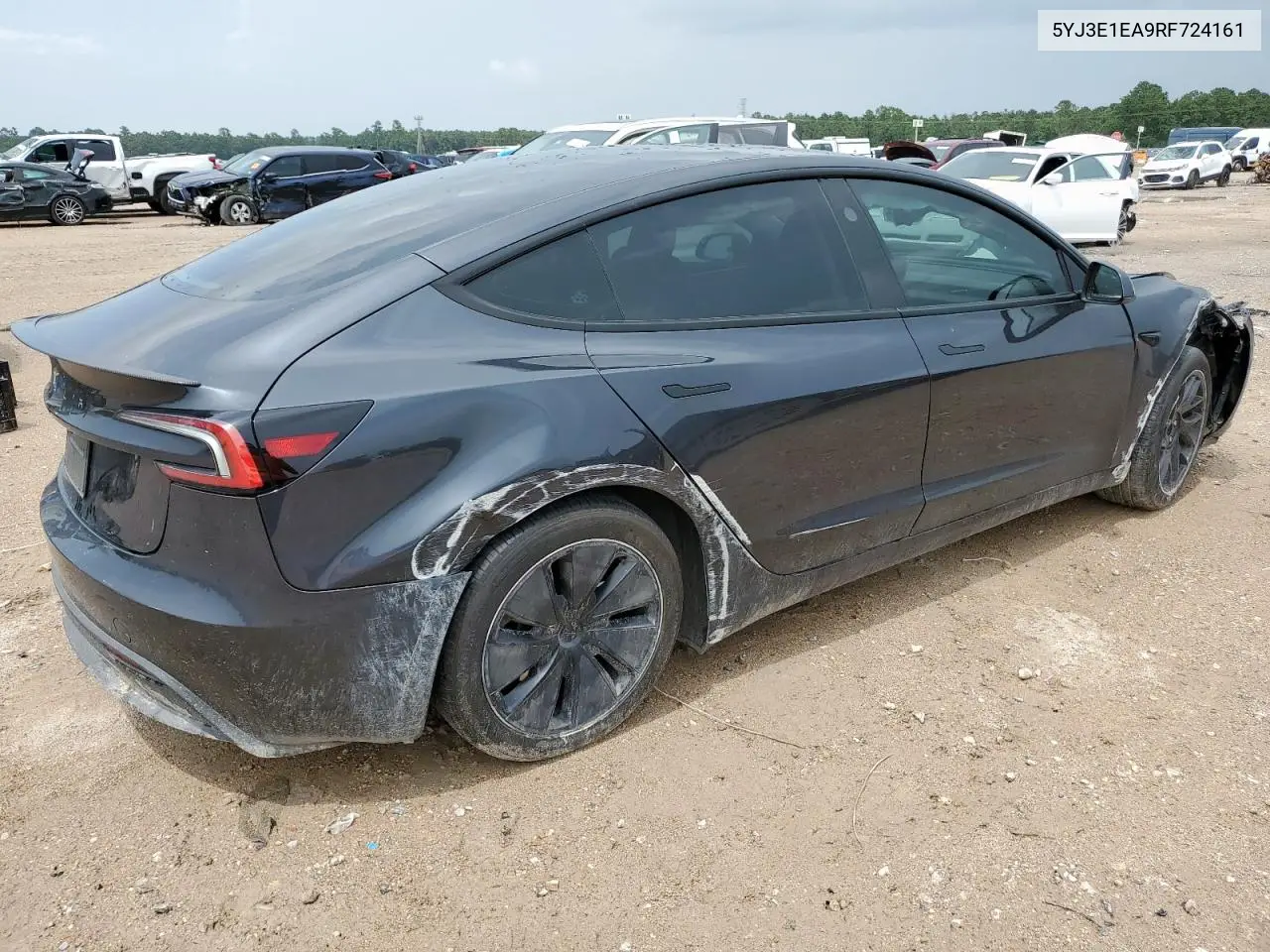 2024 Tesla Model 3 VIN: 5YJ3E1EA9RF724161 Lot: 62601875