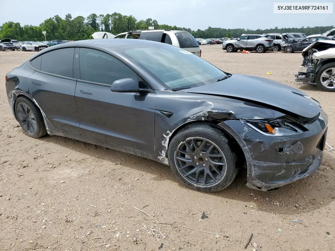2024 Tesla Model 3 VIN: 5YJ3E1EA9RF724161 Lot: 62601875