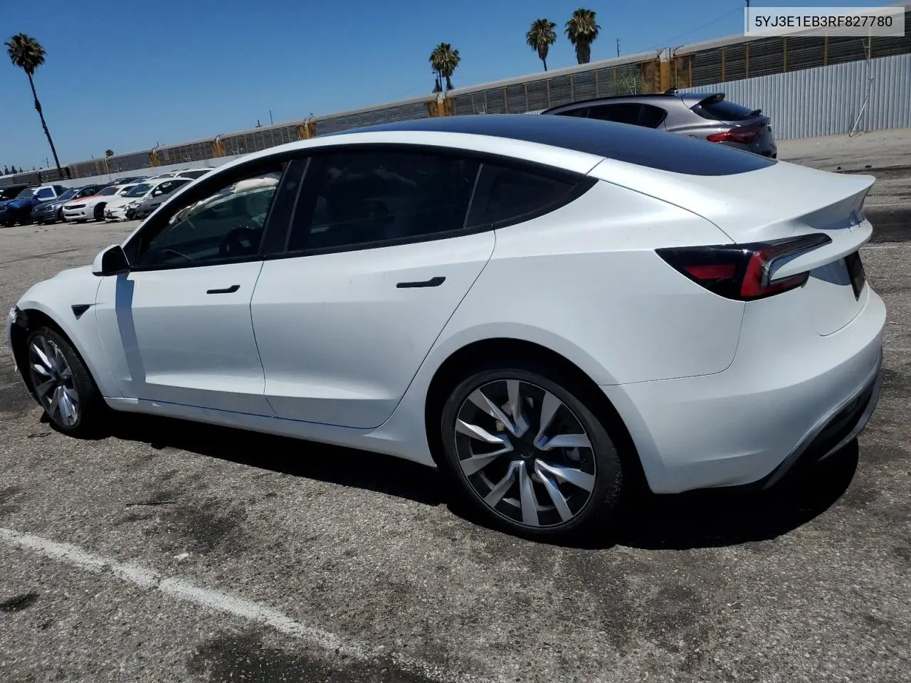 2024 Tesla Model 3 VIN: 5YJ3E1EB3RF827780 Lot: 62900525