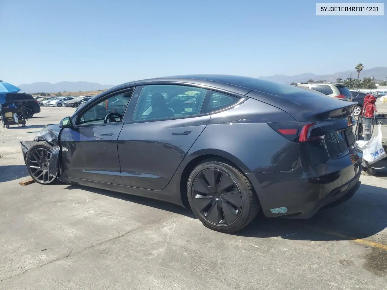 2024 Tesla Model 3 VIN: 5YJ3E1EB4RF814231 Lot: 62905035