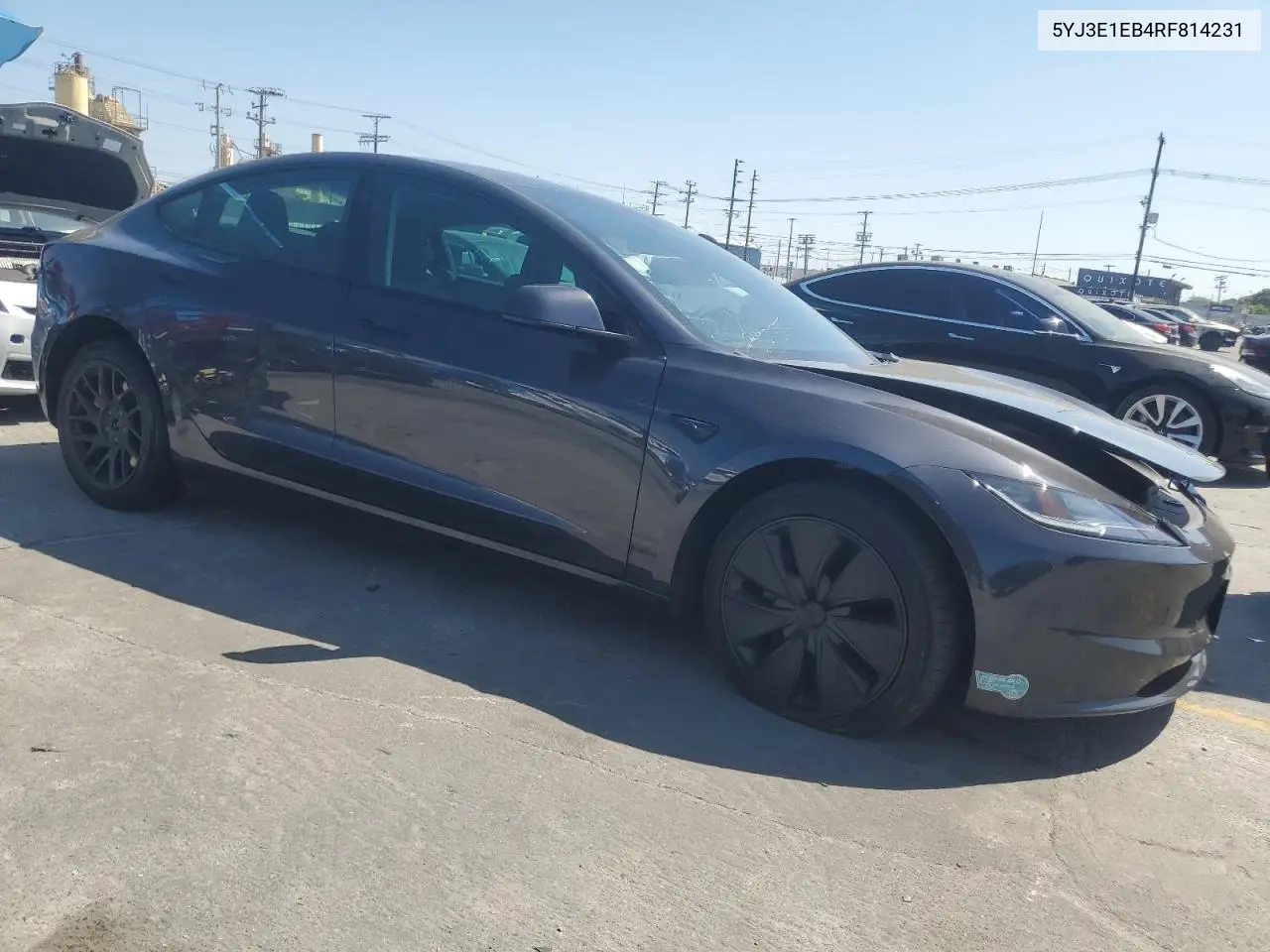 2024 Tesla Model 3 VIN: 5YJ3E1EB4RF814231 Lot: 62905035