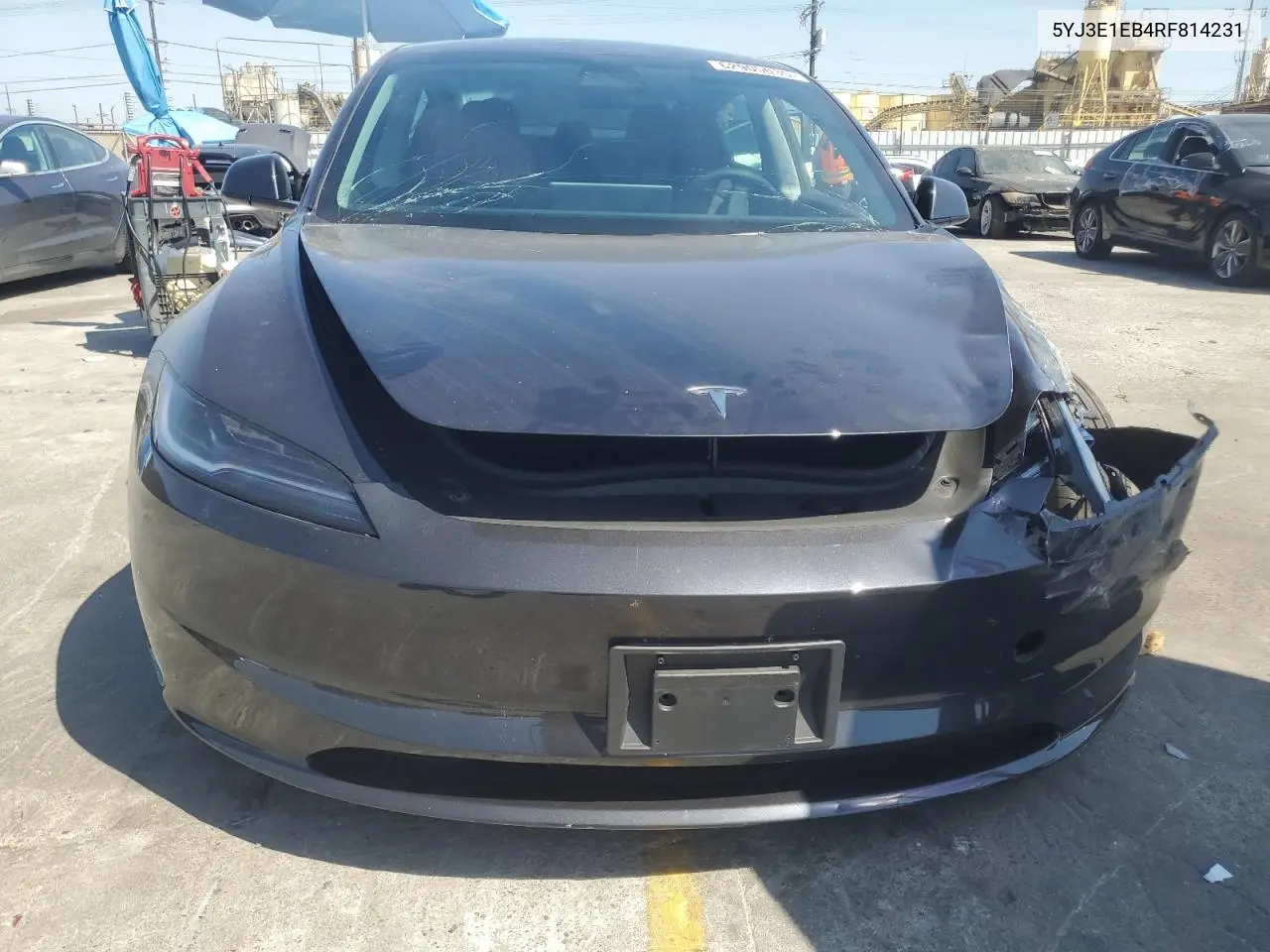 2024 Tesla Model 3 VIN: 5YJ3E1EB4RF814231 Lot: 62905035