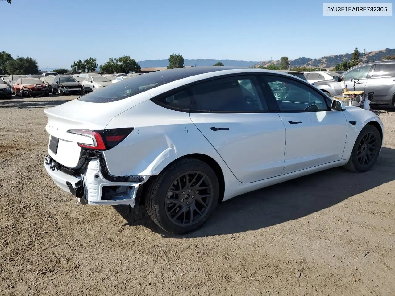 2024 Tesla Model 3 VIN: 5YJ3E1EA0RF782305 Lot: 62915685