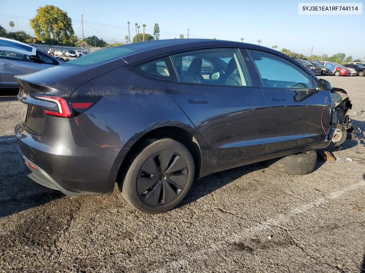 2024 Tesla Model 3 VIN: 5YJ3E1EA1RF744114 Lot: 63095935