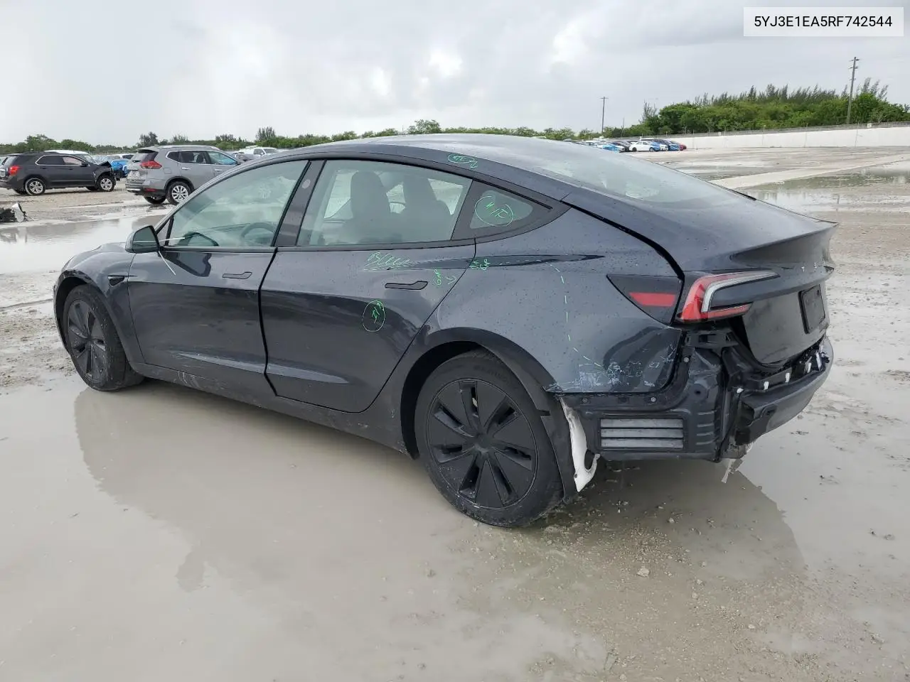 2024 Tesla Model 3 VIN: 5YJ3E1EA5RF742544 Lot: 63261815
