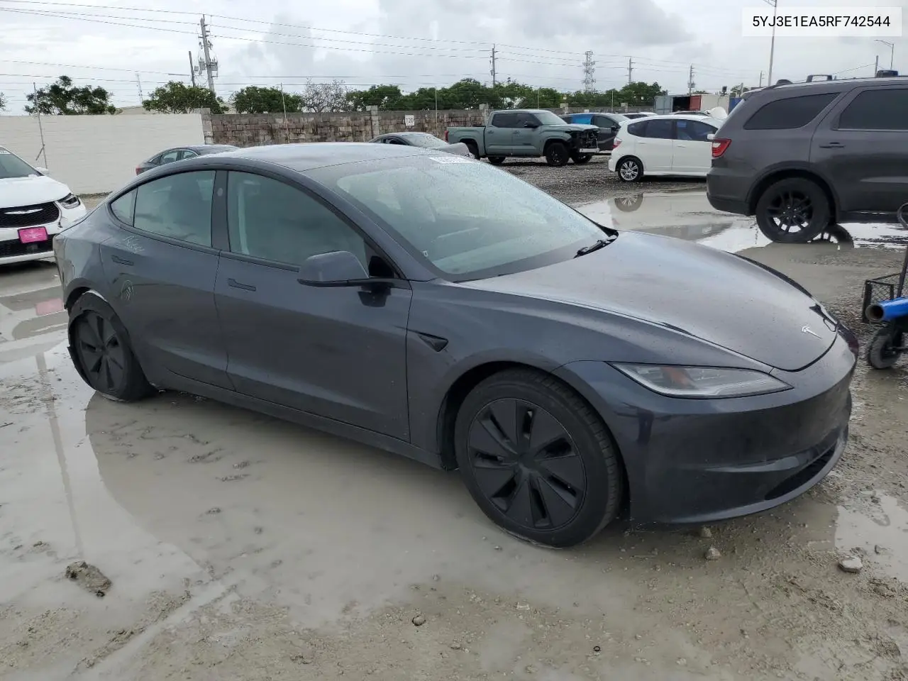 2024 Tesla Model 3 VIN: 5YJ3E1EA5RF742544 Lot: 63261815