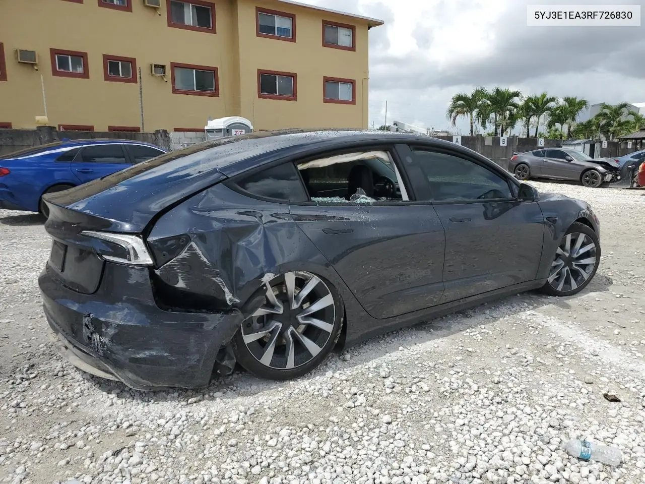 2024 Tesla Model 3 VIN: 5YJ3E1EA3RF726830 Lot: 64433085