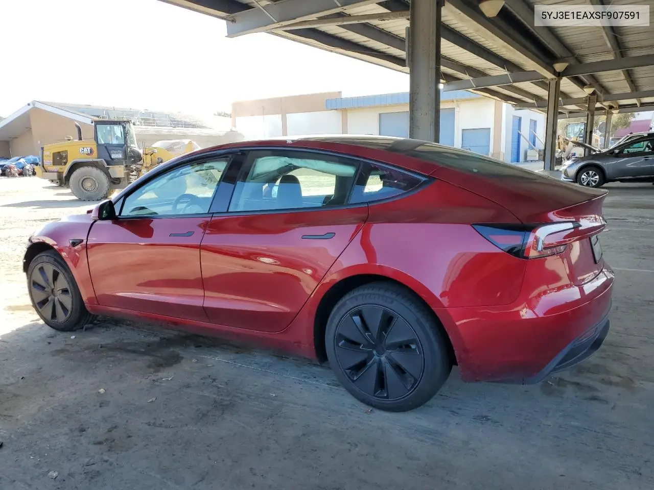 2025 Tesla Model 3 VIN: 5YJ3E1EAXSF907591 Lot: 50231195