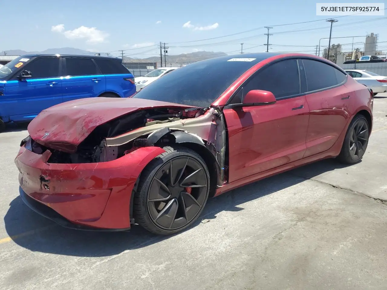 2025 Tesla Model 3 VIN: 5YJ3E1ET7SF925774 Lot: 55277125