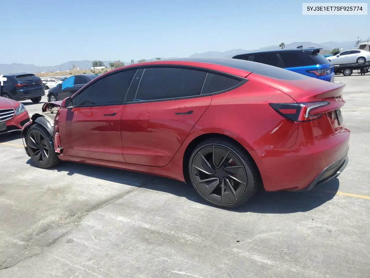 2025 Tesla Model 3 VIN: 5YJ3E1ET7SF925774 Lot: 55277125