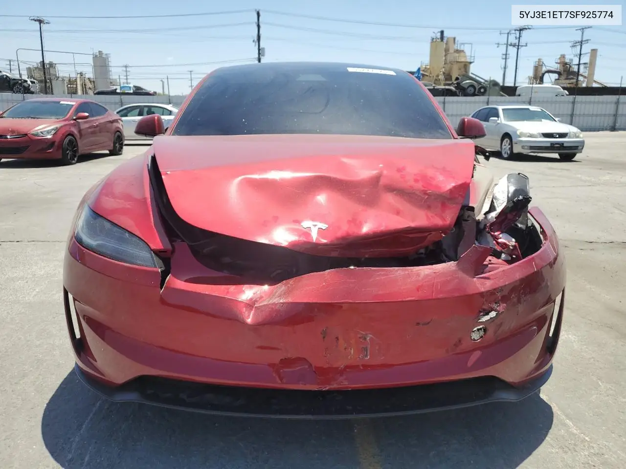2025 Tesla Model 3 VIN: 5YJ3E1ET7SF925774 Lot: 55277125