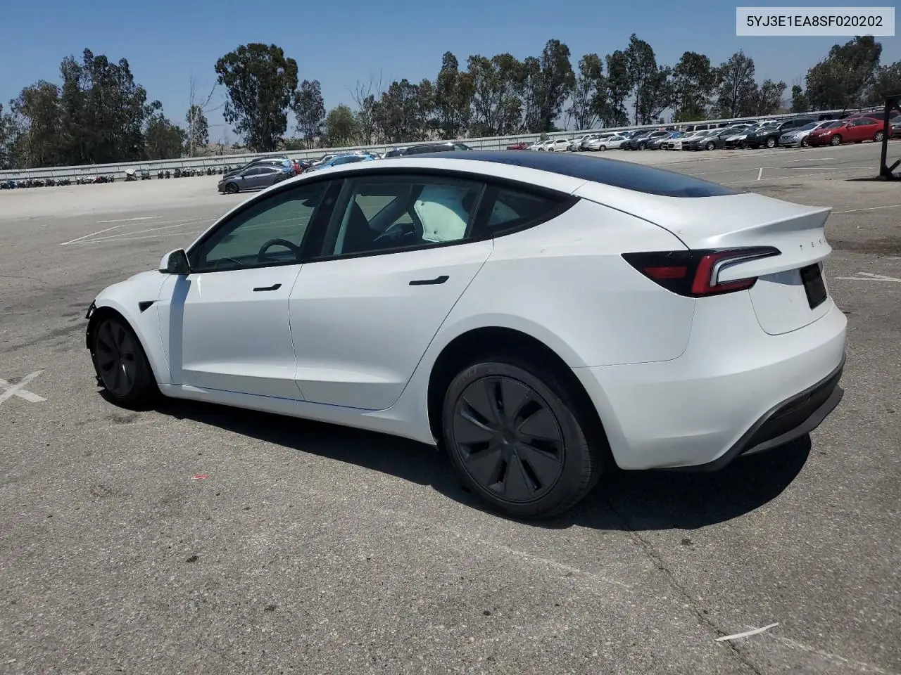 2025 Tesla Model 3 VIN: 5YJ3E1EA8SF020202 Lot: 62727525