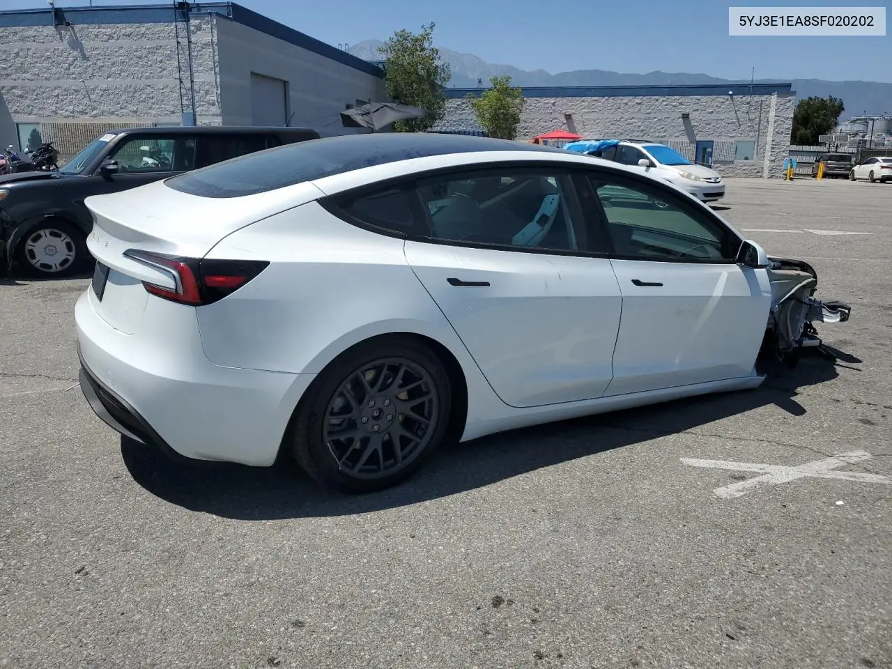 2025 Tesla Model 3 VIN: 5YJ3E1EA8SF020202 Lot: 62727525