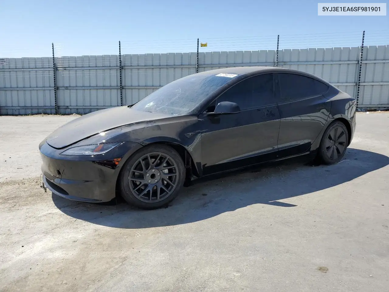 2025 Tesla Model 3 VIN: 5YJ3E1EA6SF981901 Lot: 62789315