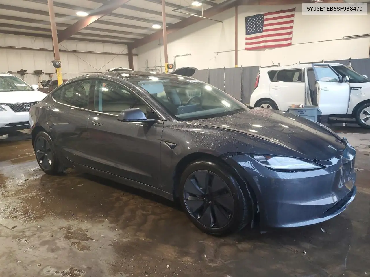 2025 Tesla Model 3 VIN: 5YJ3E1EB6SF988470 Lot: 62834805