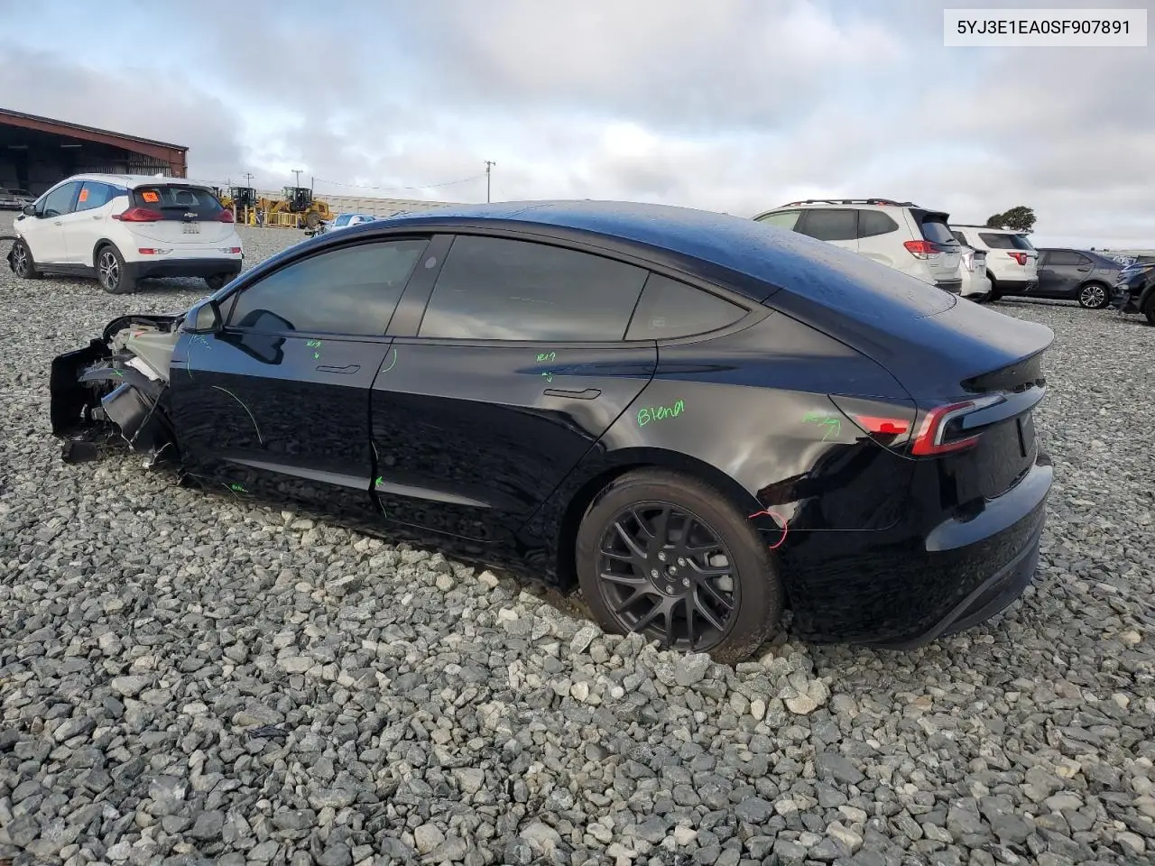 2025 Tesla Model 3 VIN: 5YJ3E1EA0SF907891 Lot: 64235785