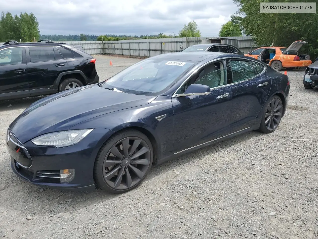2012 Tesla Model S VIN: 5YJSA1CP0CFP01776 Lot: 56785345
