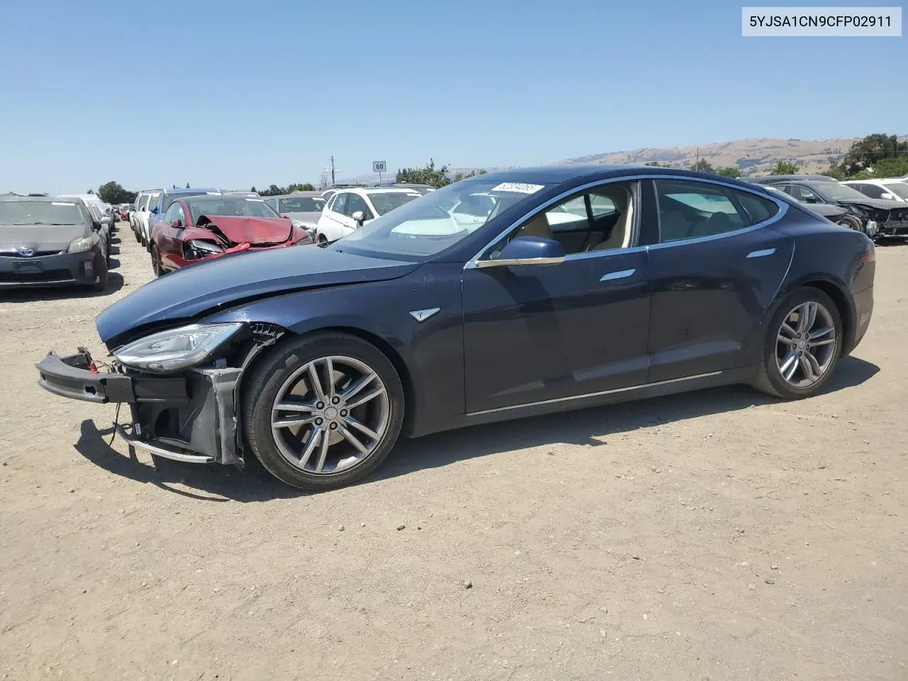 2012 Tesla Model S VIN: 5YJSA1CN9CFP02911 Lot: 62334065