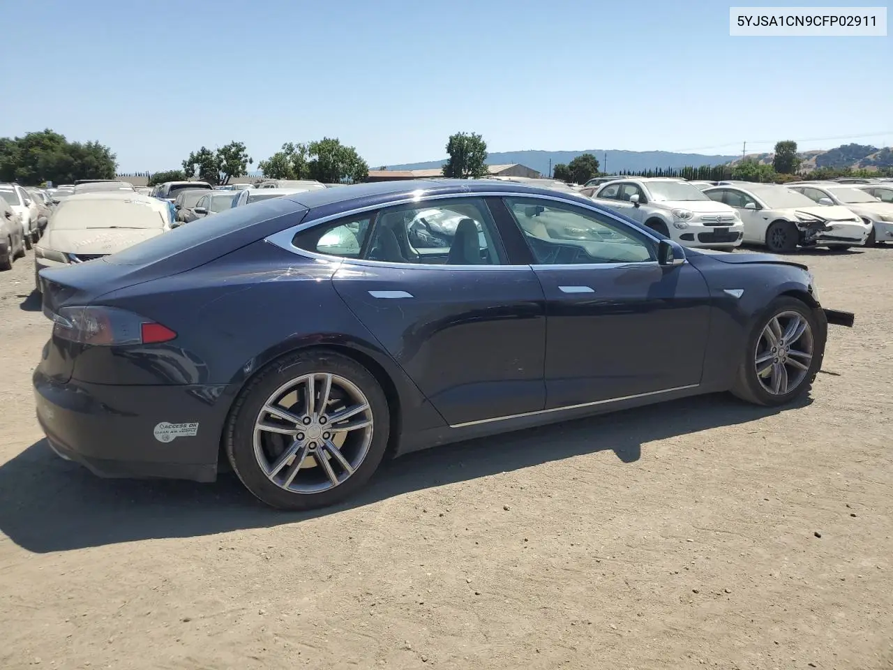 2012 Tesla Model S VIN: 5YJSA1CN9CFP02911 Lot: 62334065