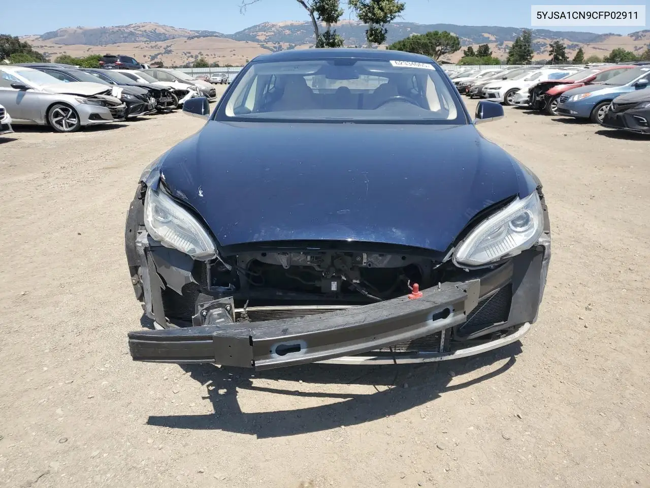 2012 Tesla Model S VIN: 5YJSA1CN9CFP02911 Lot: 62334065