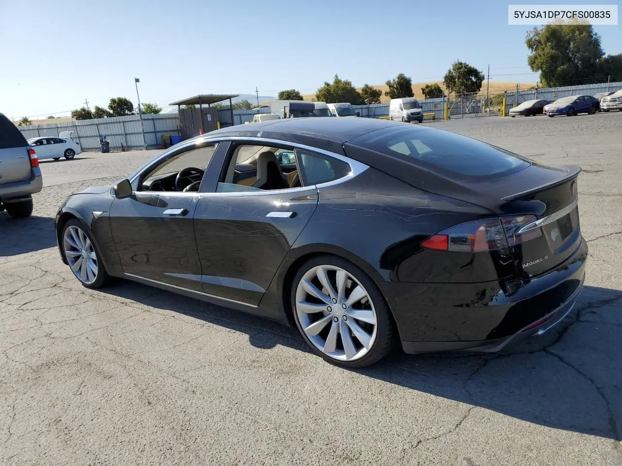 2012 Tesla Model S VIN: 5YJSA1DP7CFS00835 Lot: 62783595