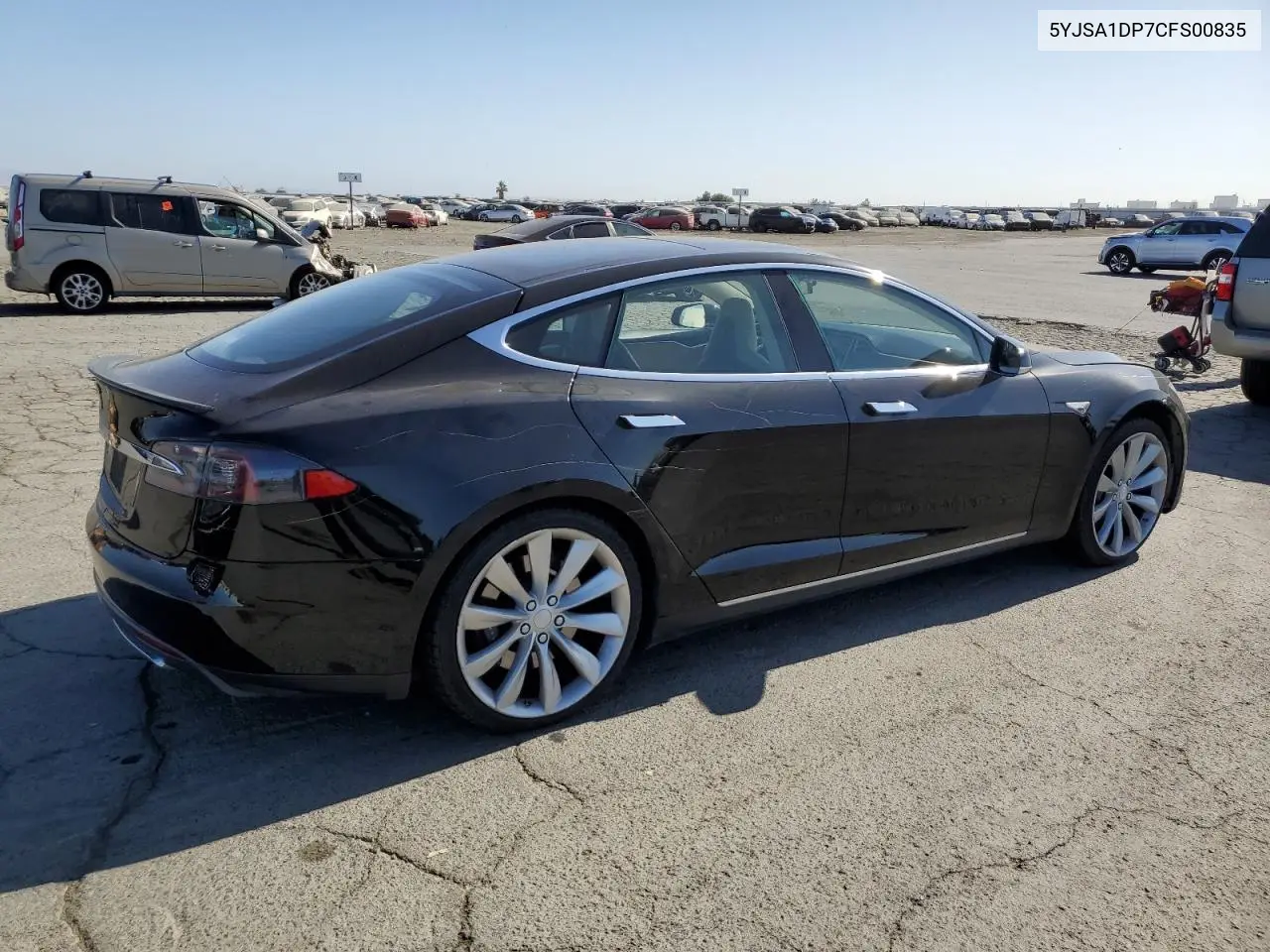 2012 Tesla Model S VIN: 5YJSA1DP7CFS00835 Lot: 62783595