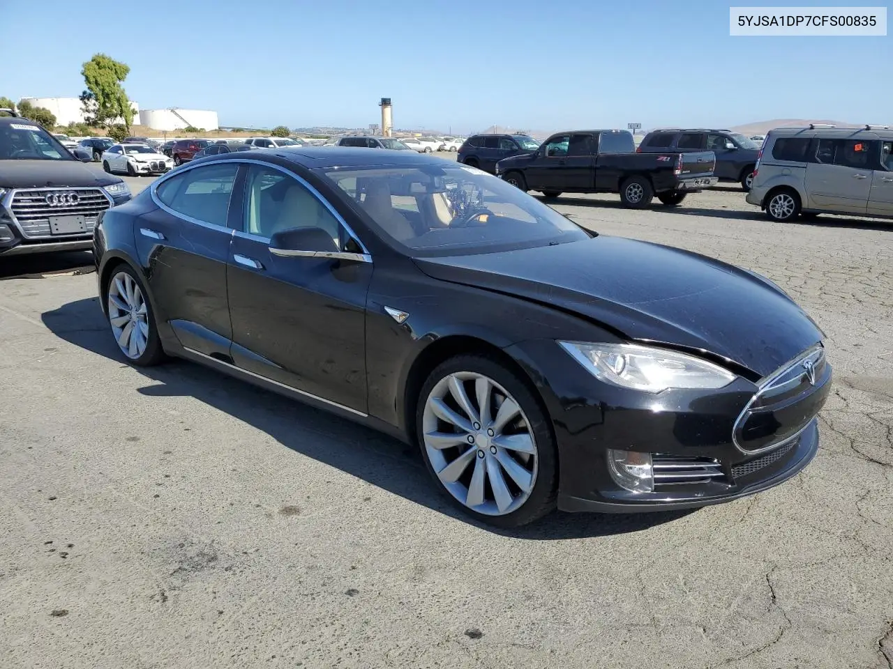 2012 Tesla Model S VIN: 5YJSA1DP7CFS00835 Lot: 62783595