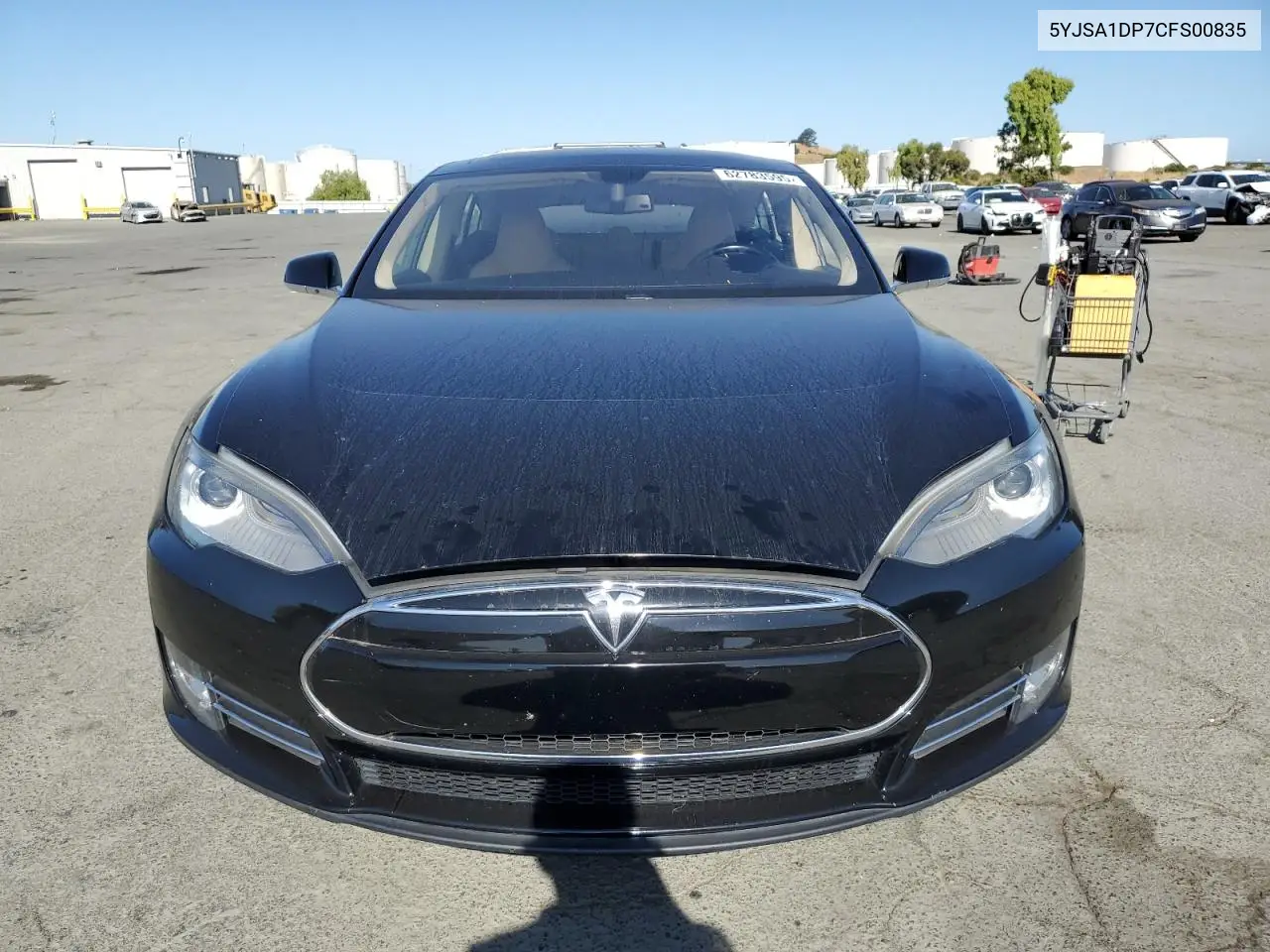 2012 Tesla Model S VIN: 5YJSA1DP7CFS00835 Lot: 62783595
