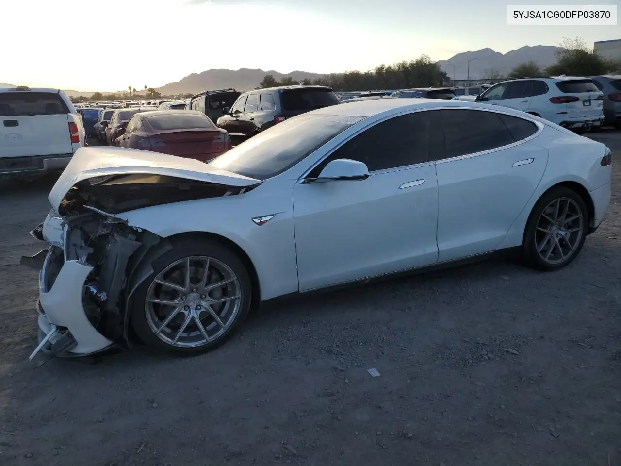 2013 Tesla Model S VIN: 5YJSA1CG0DFP03870 Lot: 50821625