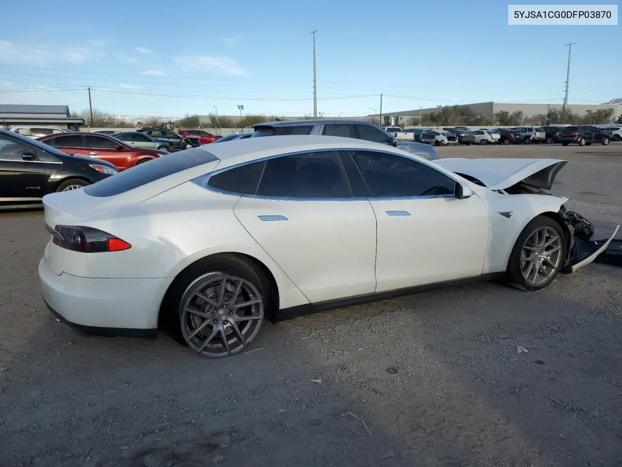 2013 Tesla Model S VIN: 5YJSA1CG0DFP03870 Lot: 50821625