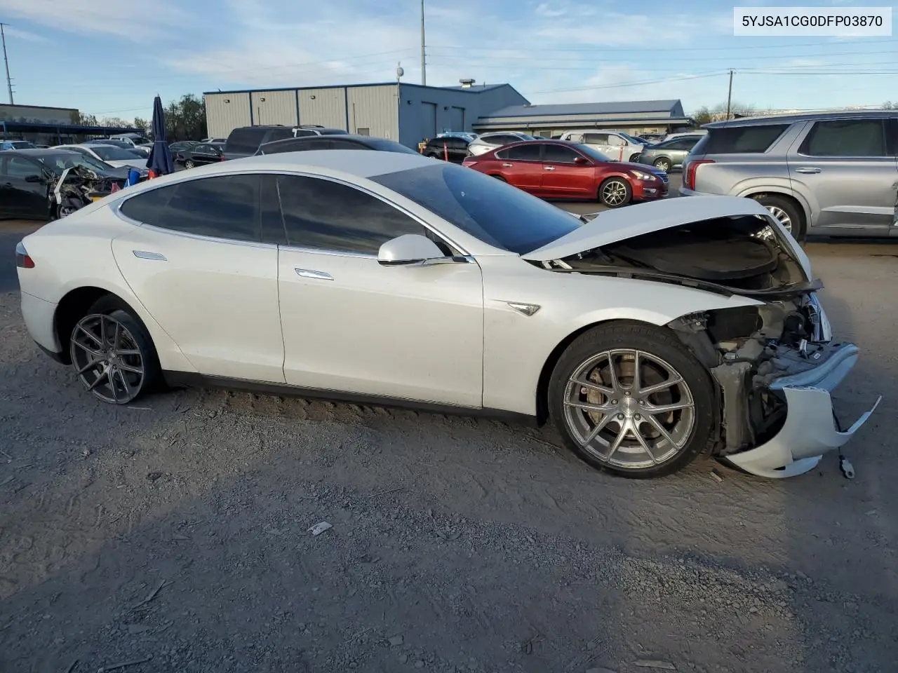 2013 Tesla Model S VIN: 5YJSA1CG0DFP03870 Lot: 50821625
