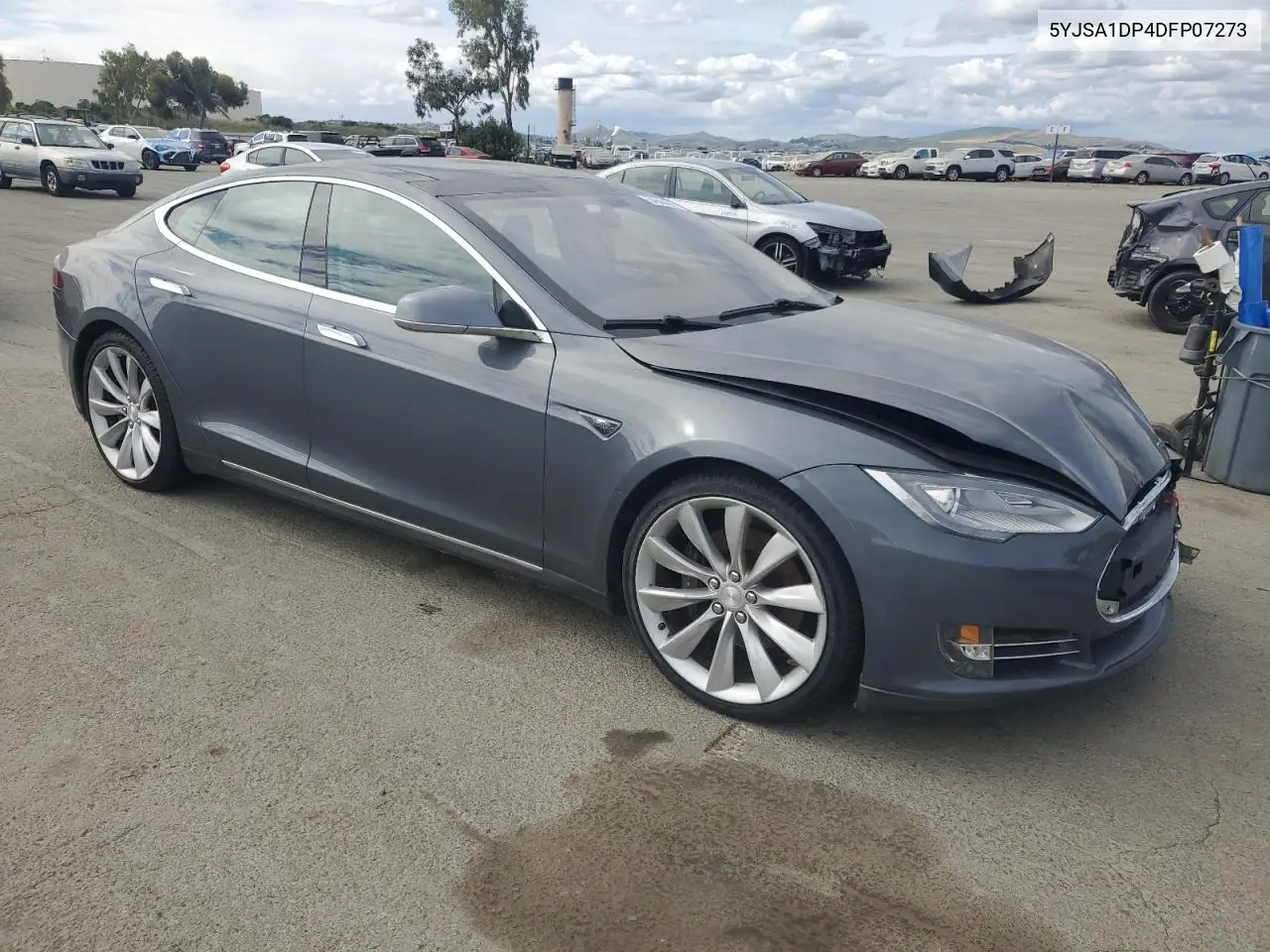 2013 Tesla Model S VIN: 5YJSA1DP4DFP07273 Lot: 54840195