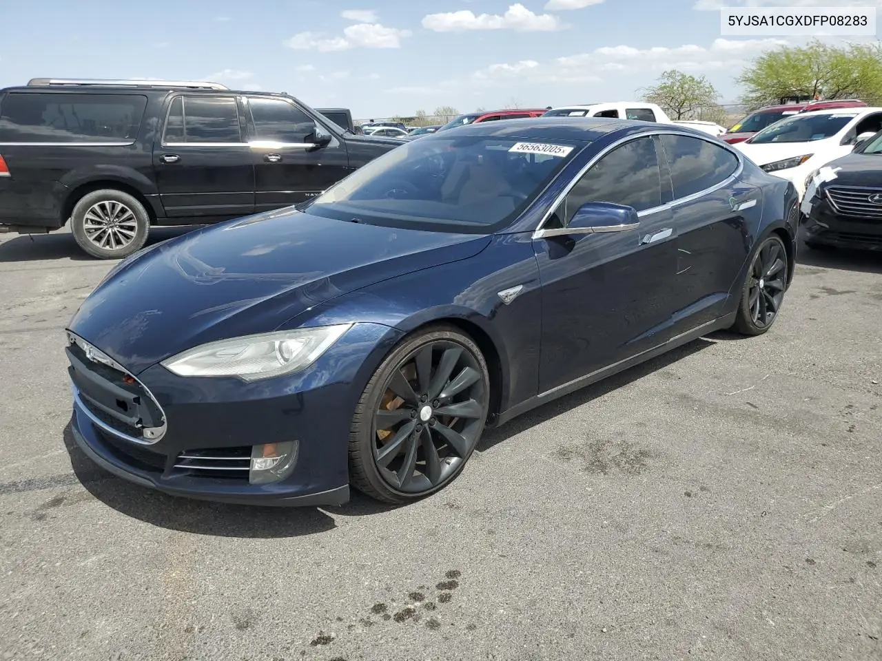 2013 Tesla Model S VIN: 5YJSA1CGXDFP08283 Lot: 56563005