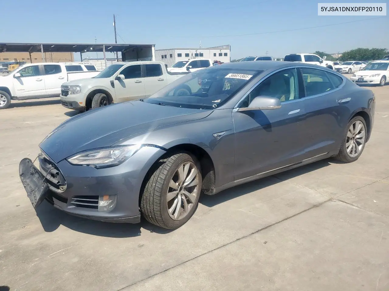 2013 Tesla Model S VIN: 5YJSA1DNXDFP20110 Lot: 56651865