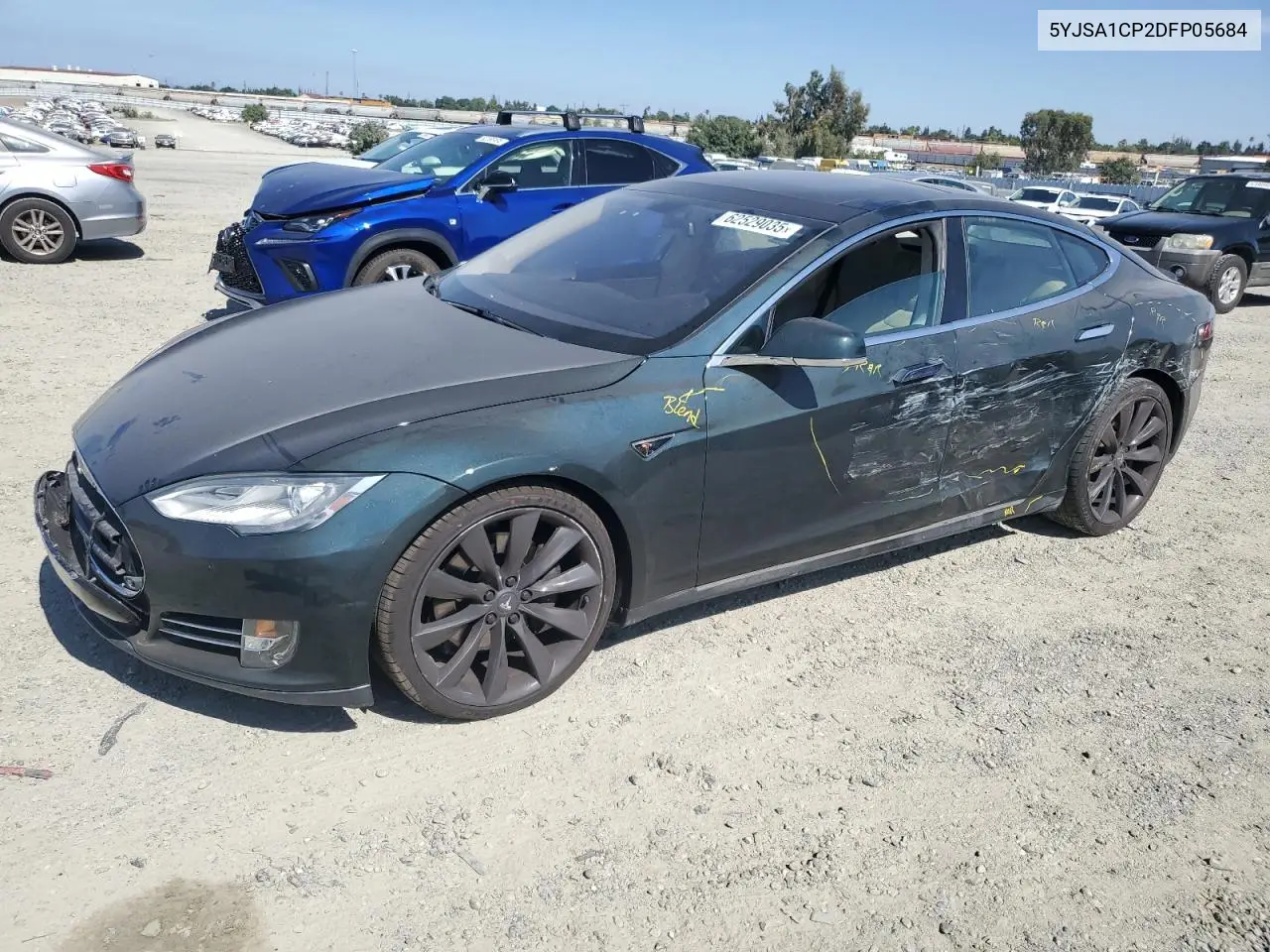 2013 Tesla Model S VIN: 5YJSA1CP2DFP05684 Lot: 62529035