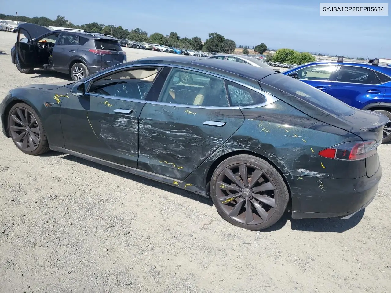 2013 Tesla Model S VIN: 5YJSA1CP2DFP05684 Lot: 62529035