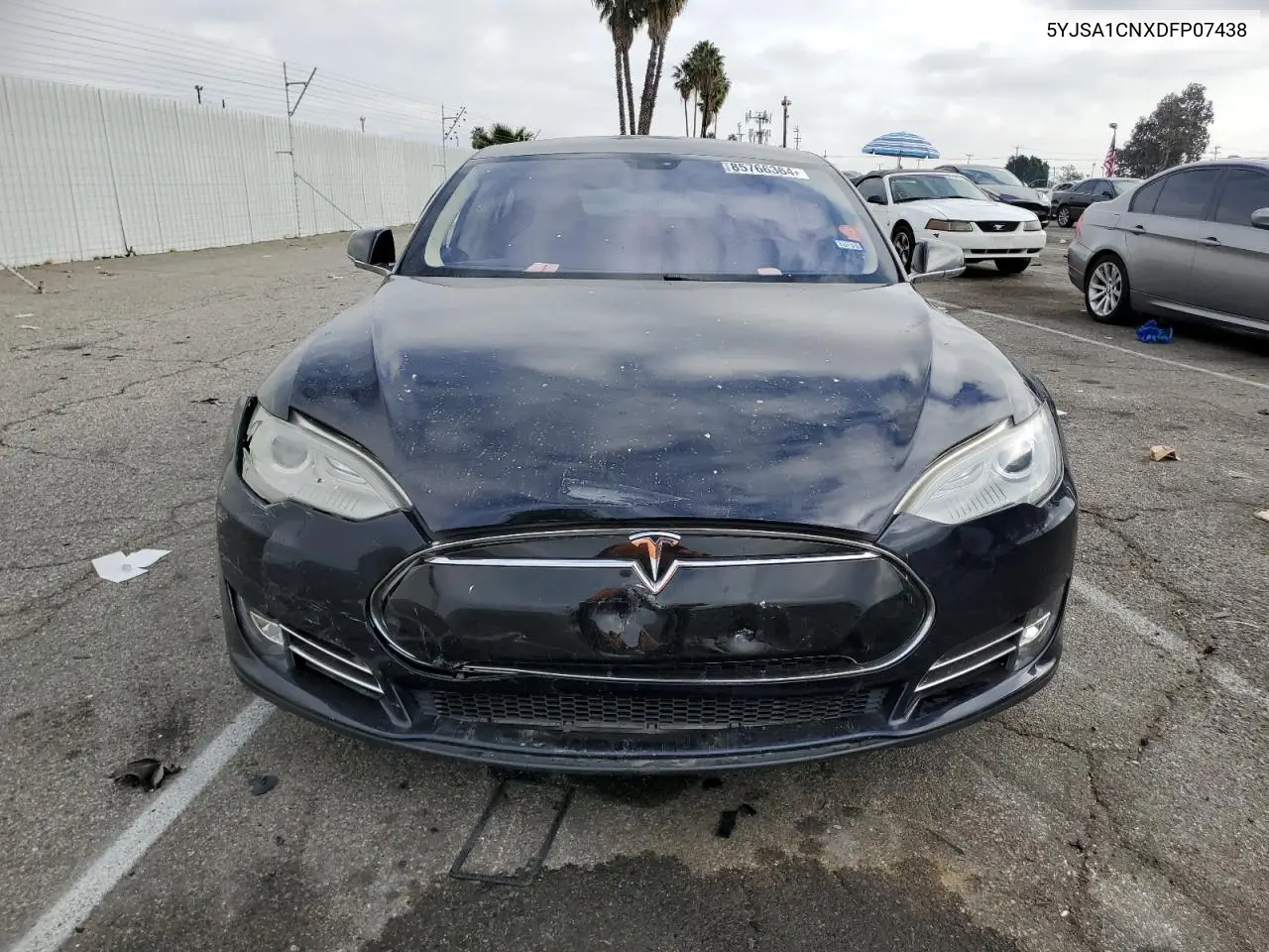2013 Tesla Model S VIN: 5YJSA1CNXDFP07438 Lot: 85766364
