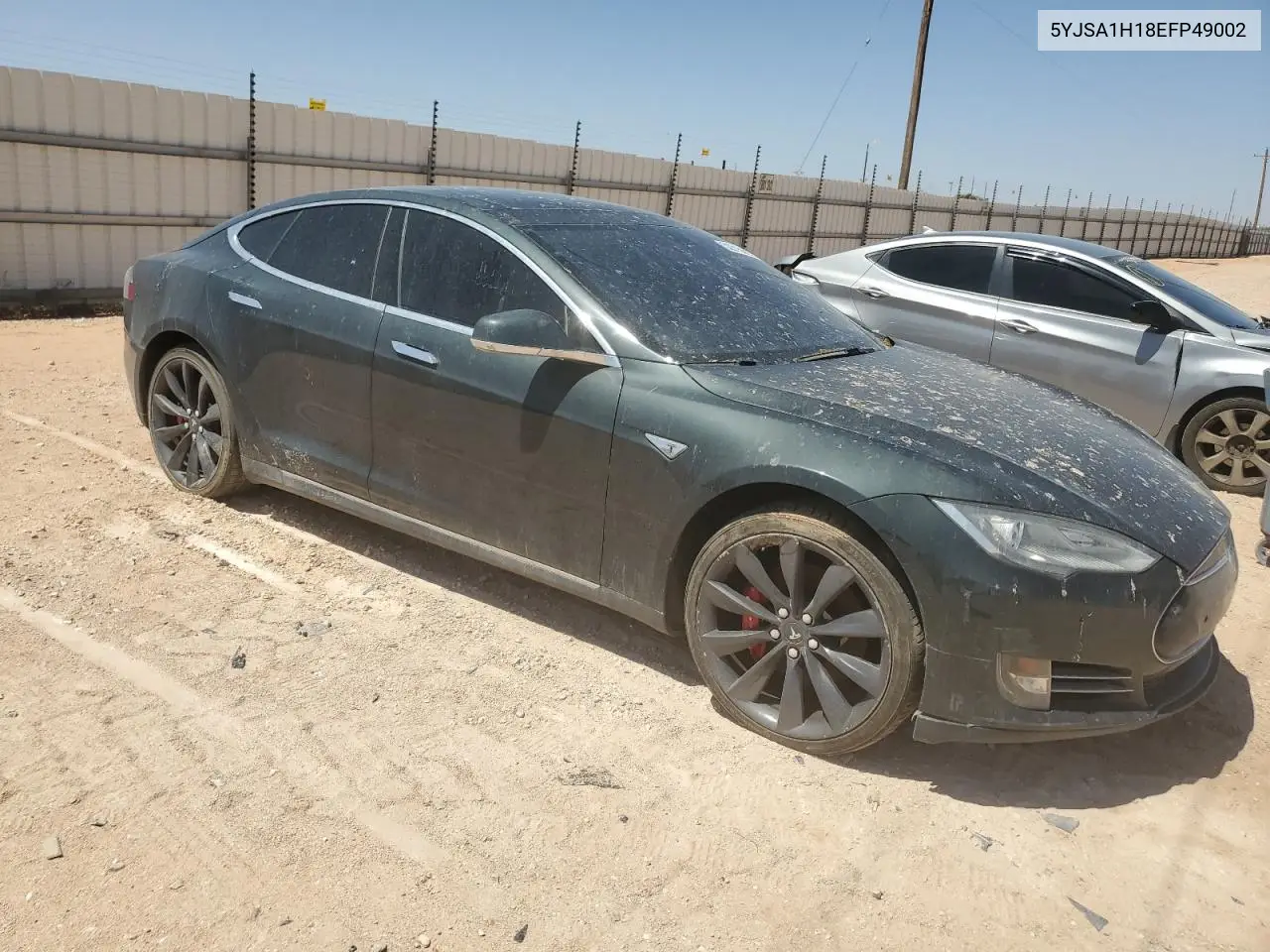 2014 Tesla Model S VIN: 5YJSA1H18EFP49002 Lot: 52215665