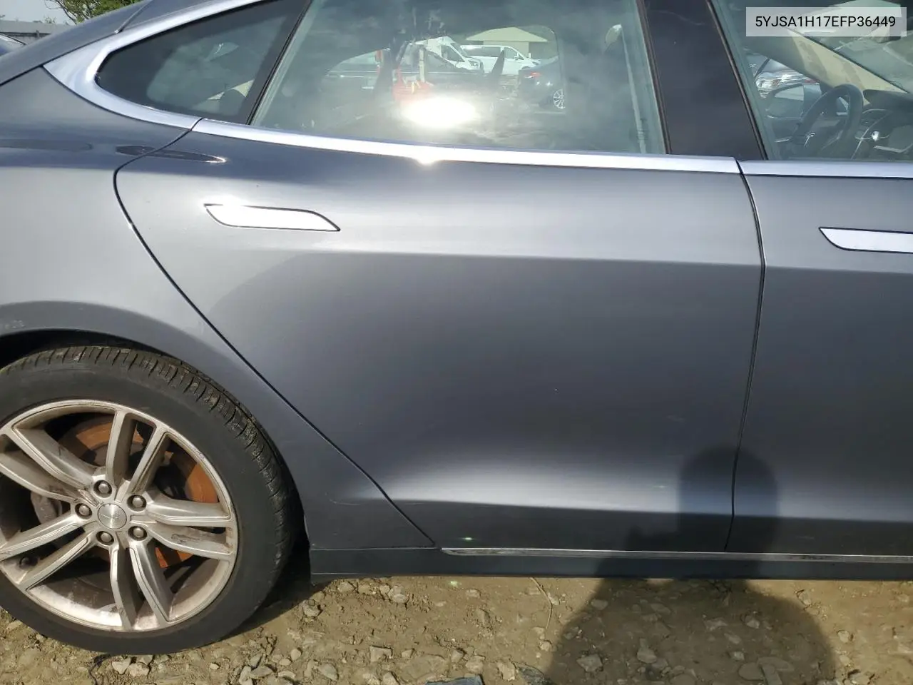 2014 Tesla Model S VIN: 5YJSA1H17EFP36449 Lot: 56512065