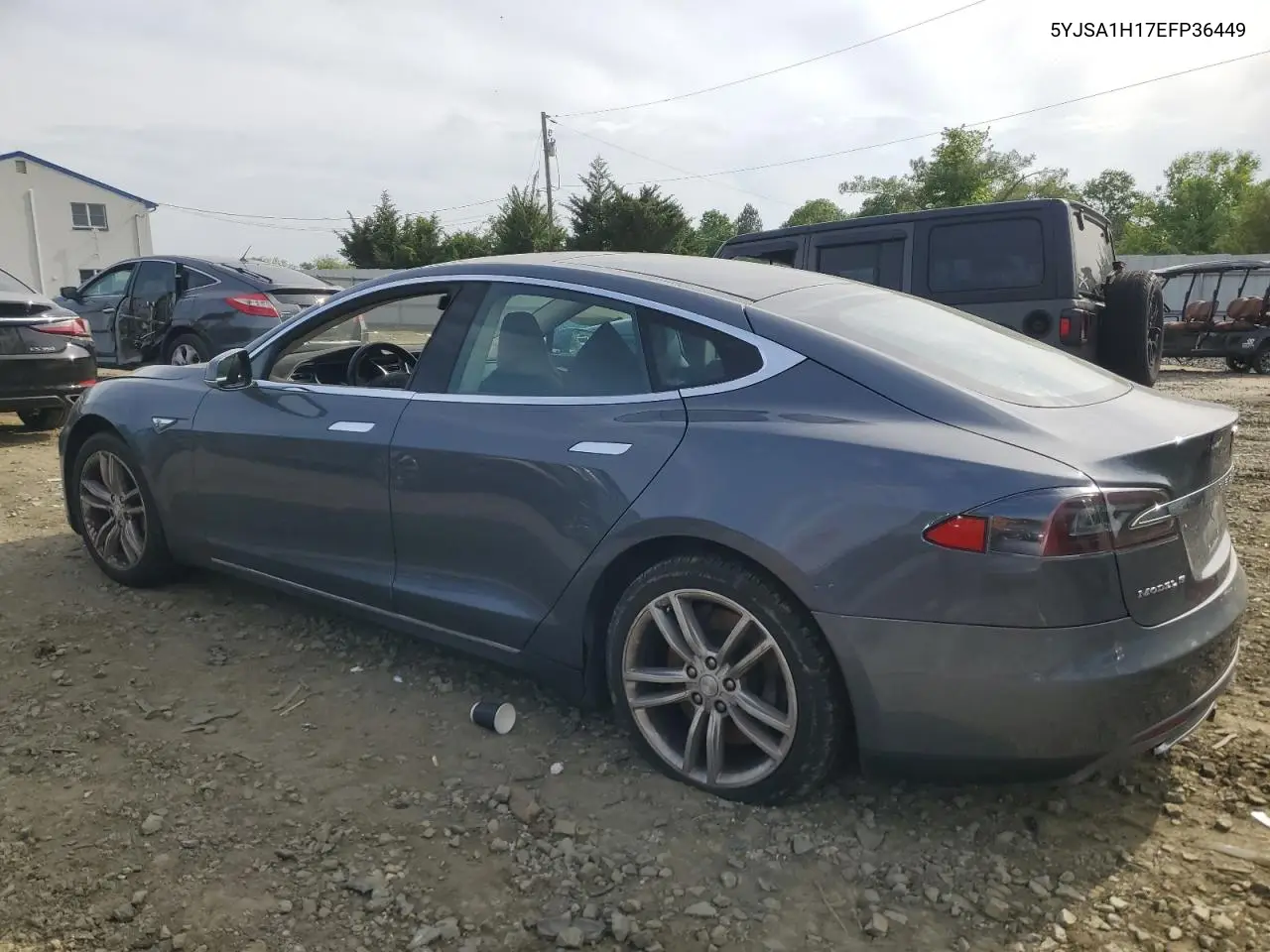 2014 Tesla Model S VIN: 5YJSA1H17EFP36449 Lot: 56512065