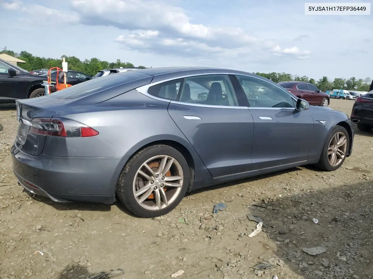 2014 Tesla Model S VIN: 5YJSA1H17EFP36449 Lot: 56512065