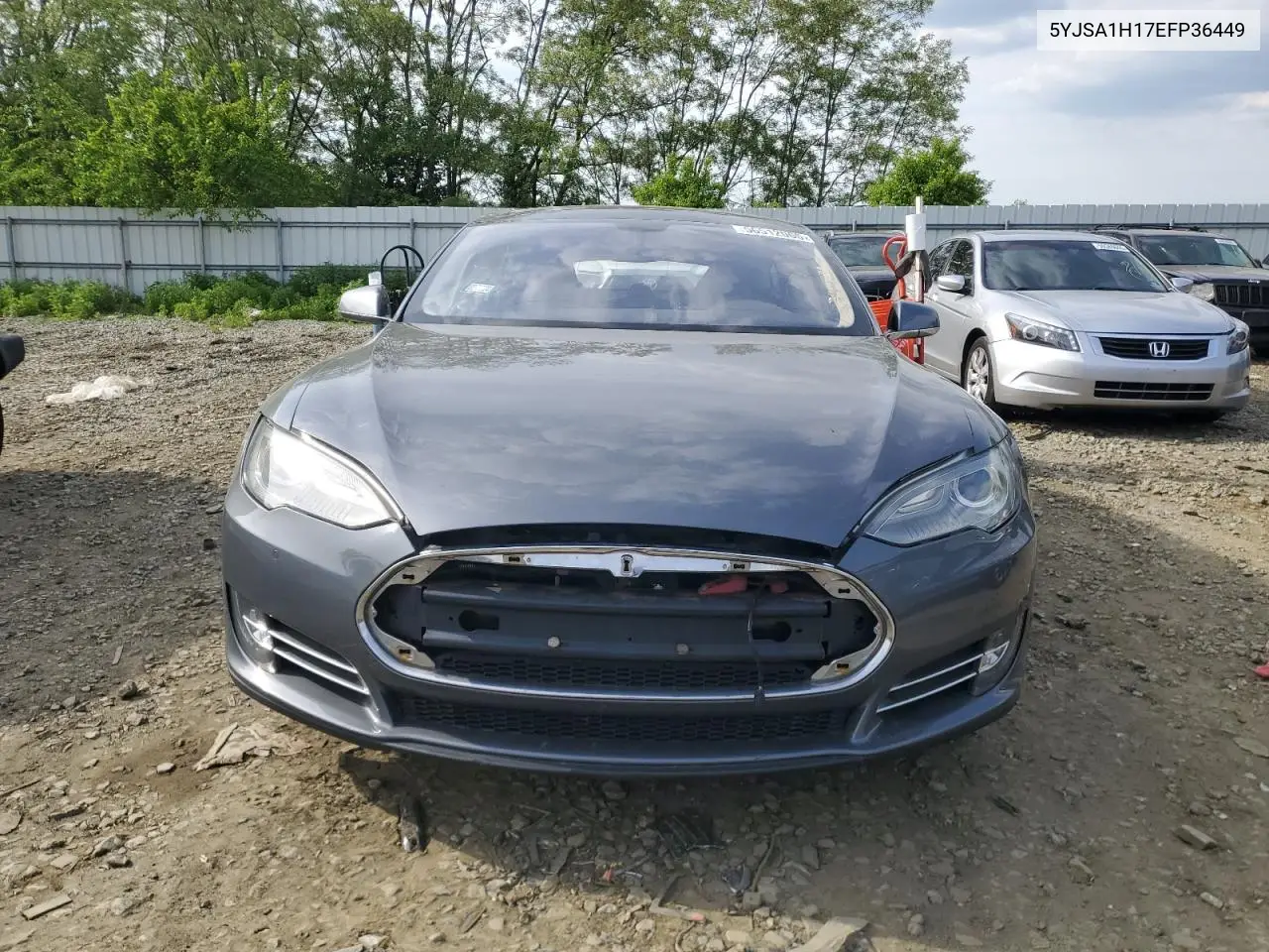 2014 Tesla Model S VIN: 5YJSA1H17EFP36449 Lot: 56512065