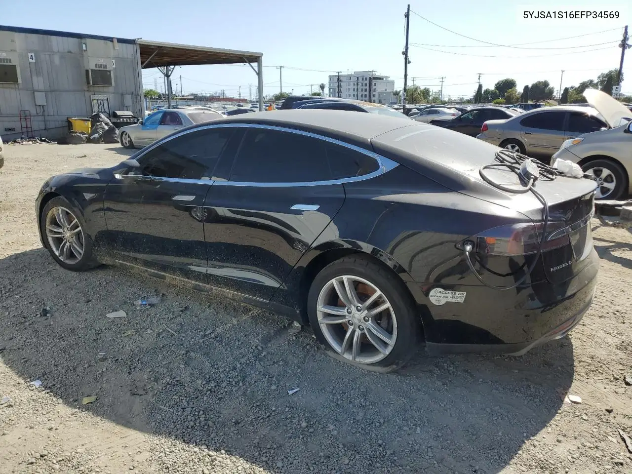 2014 Tesla Model S VIN: 5YJSA1S16EFP34569 Lot: 56563375